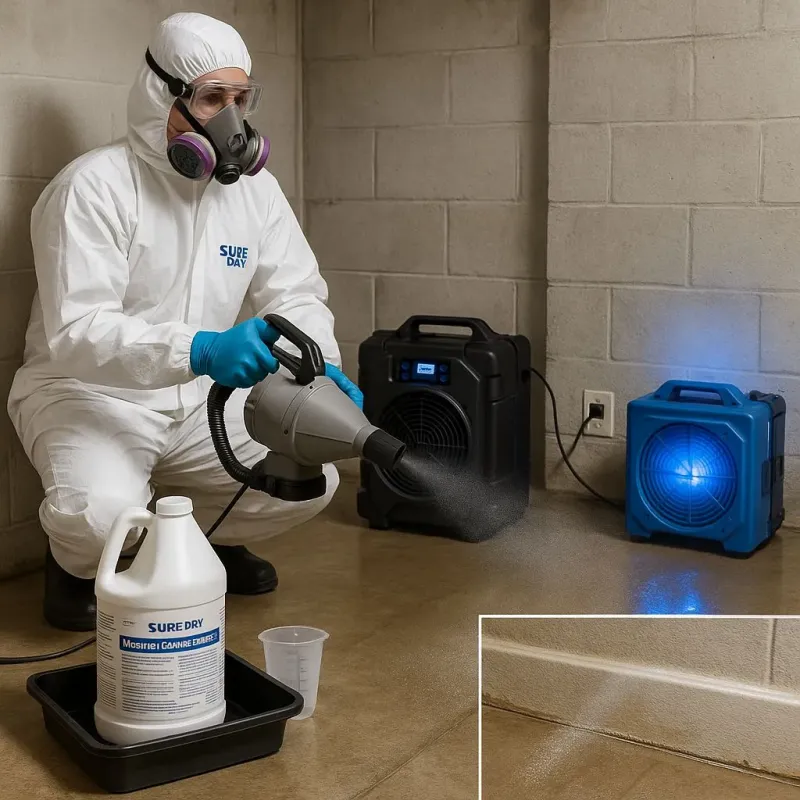 Sanitization and Odor Removal process in Goulds, FL